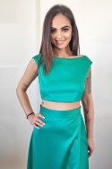 Conjunto Falda y Top Verde