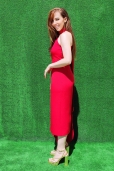 Vestido Rojo asimétrico