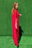 Vestido Rojo asimétrico