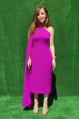 Vestido Rojo asimétrico