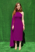 Vestido Rojo asimétrico