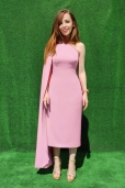 Vestido Rojo asimétrico
