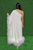 Vestido Novia Plumas Avestruz