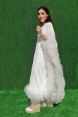 Vestido Novia Plumas Avestruz