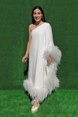 Vestido Novia Plumas Avestruz