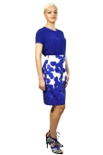 Falda Petalos Azules