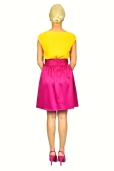 Falda Fucsia fruncida