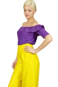 Pantalón Amarillo Ancho Pinzas