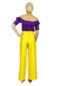 Pantalón Amarillo Ancho Pinzas