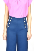 Pantalón Azul Cintura Alta