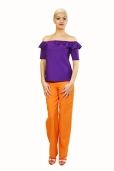 Pantalón Naranja Recto