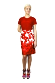 Falda Pétalos Rojos