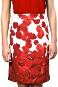 Falda Pétalos Rojos