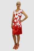 Vestido Pétalos Rojos