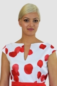 Vestido Pétalos Rojos