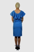 Vestido Volantes Azul