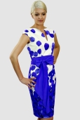 Vestido Pétalos Azules