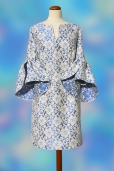 Vestido mangas Tulipán