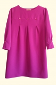 Vestido Niña Rosa Fucsia