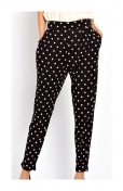 Pantalón Negro con Lunares