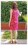 Vestido Encaje Fucsia