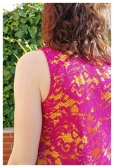 Vestido Encaje Fucsia