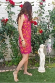 Vestido Encaje Fucsia