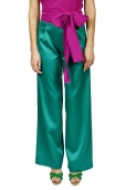 Pantalón verde Palazzo