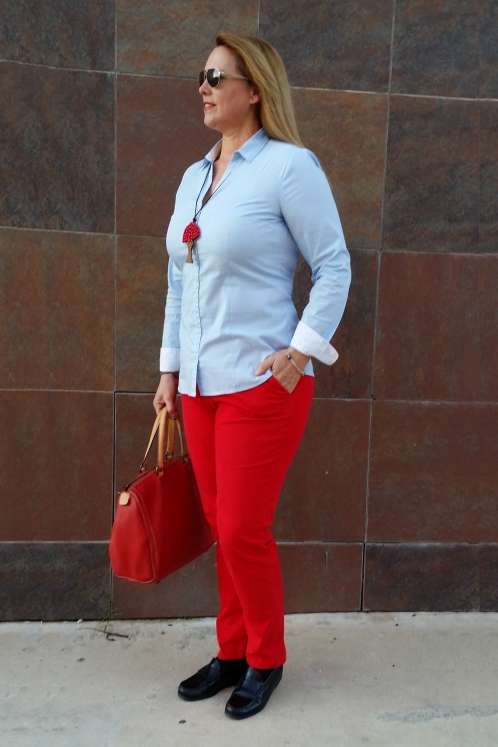 Camisa Rayas Azules